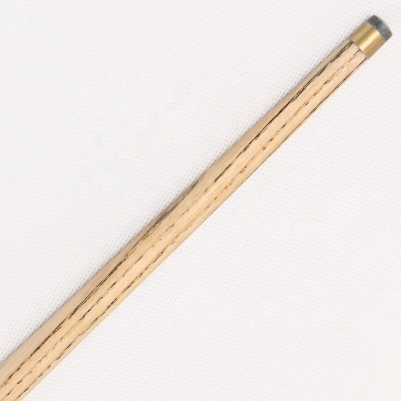 TQG-JX-032 Economic Snooker Ebony Carom Cue 1pc 57-Inch White Wax Wood Three-Quarter Single Tip 9.5mm Brass Stainless Maple