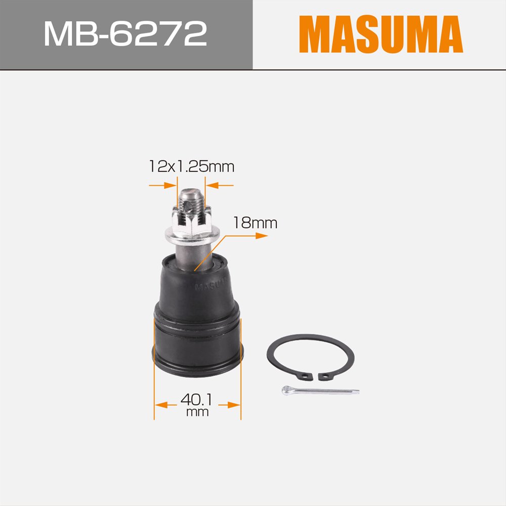 MB-6272 MASUMA Automotive Parts Suspension Ball Joint Bearings Ball Joint for HONDA