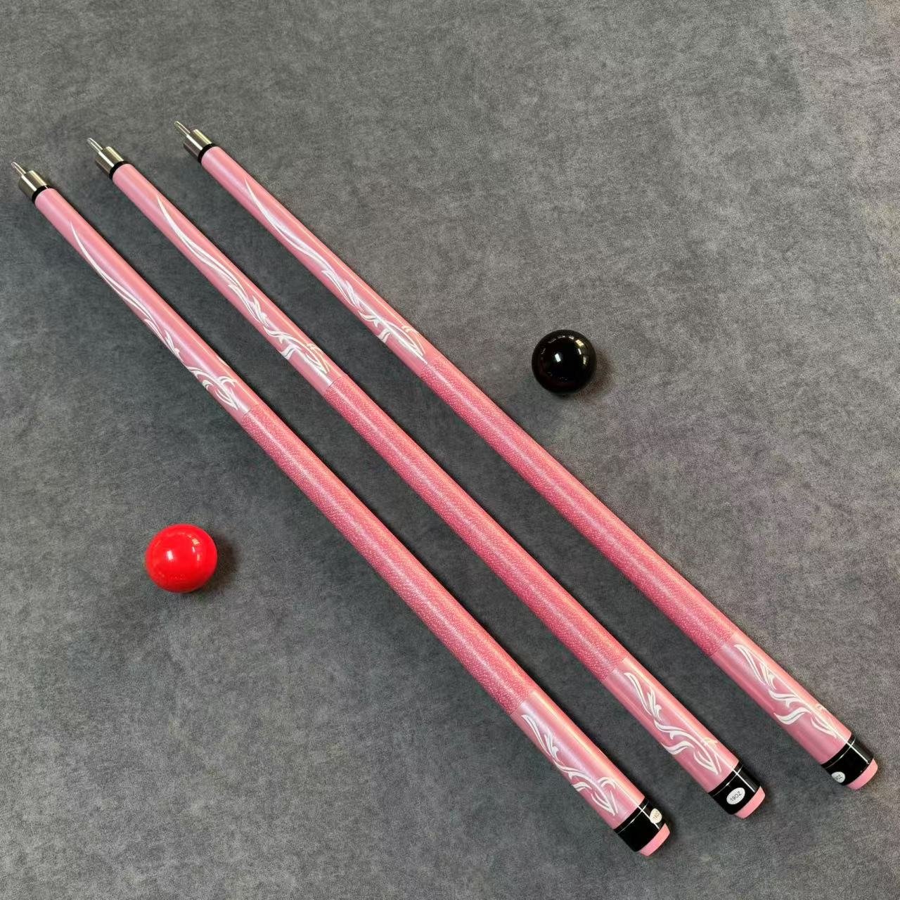 Chinese Manufacturer Growsport Wholesale Leather Grip 13Mm Pink Maple Cue Stick Billiard