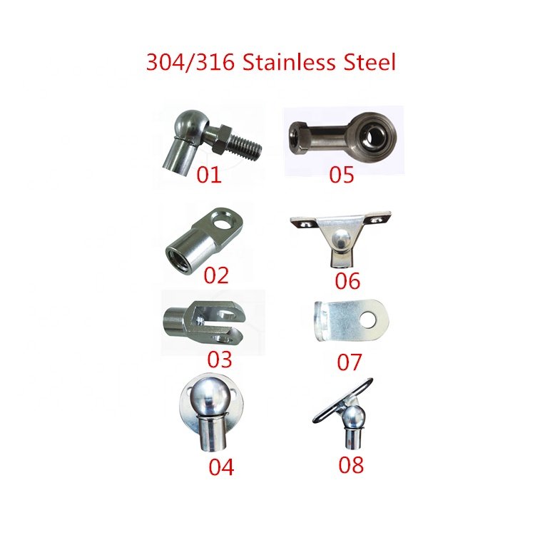 Stainless Steel Gas Struts Bracket Ball Joint/ Eyelet /clevis /rod End Bearing Fitting Connector
