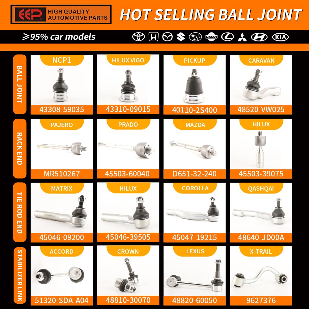 EEP Auto Suspension Parts Manufacturer Car Lower Right Left Ball Joint for Toyota Lexus MCU33 2003-2008- 43330-29405 43340-29175