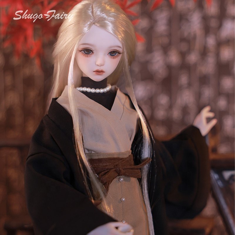 Autumn Style Shuga Fairy Celi 1/4 BJD Dolls Fashion Ball Jointed Doll for Lady, Elegant Coffee Color Toys for Girls