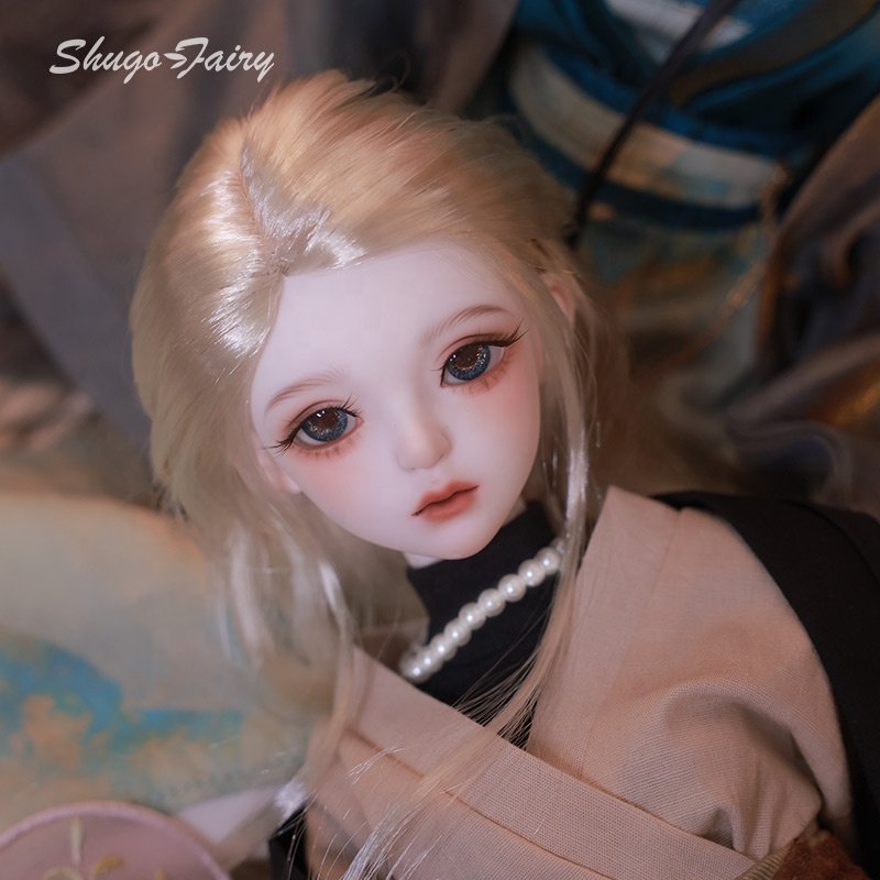 Autumn Style Shuga Fairy Celi 1/4 BJD Dolls Fashion Ball Jointed Doll for Lady, Elegant Coffee Color Toys for Girls