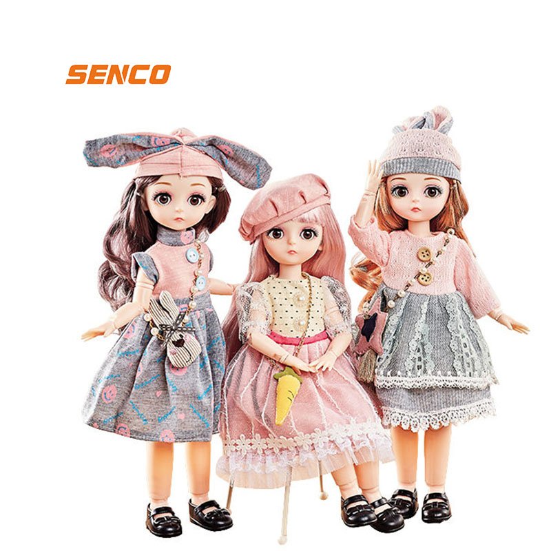 12inch Newest 31cm 20 Ball Movable Jointed Dolls Girls Gift Beautiful Clothes Fashion Doll Toys