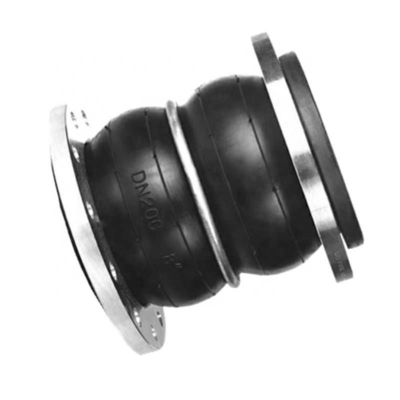 Support Customized Rubber Expansion Joints EPDM/NR/NBR/IIR Double Ball Flexible Joint