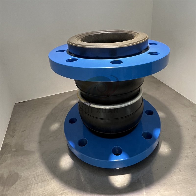 Support Customized Rubber Expansion Joints EPDM/NR/NBR/IIR Double Ball Flexible Joint