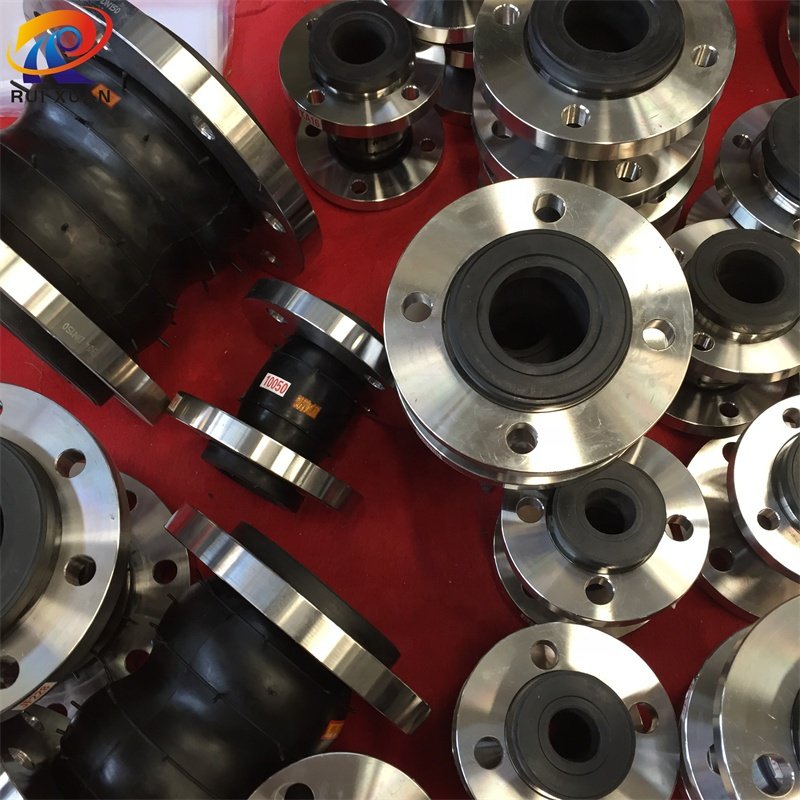 Support Customized Rubber Expansion Joints EPDM/NR/NBR/IIR Double Ball Flexible Joint