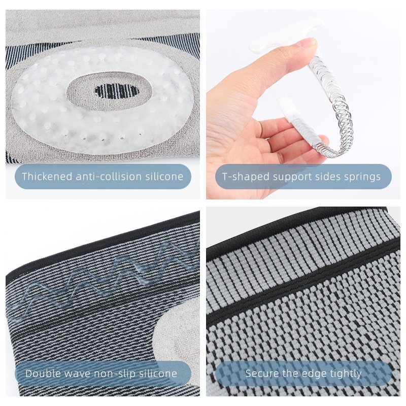 Knee Protection Fitness Safety Knee Support Knitted Thick Joint Support Knee Brace Sleeve for Ball Games