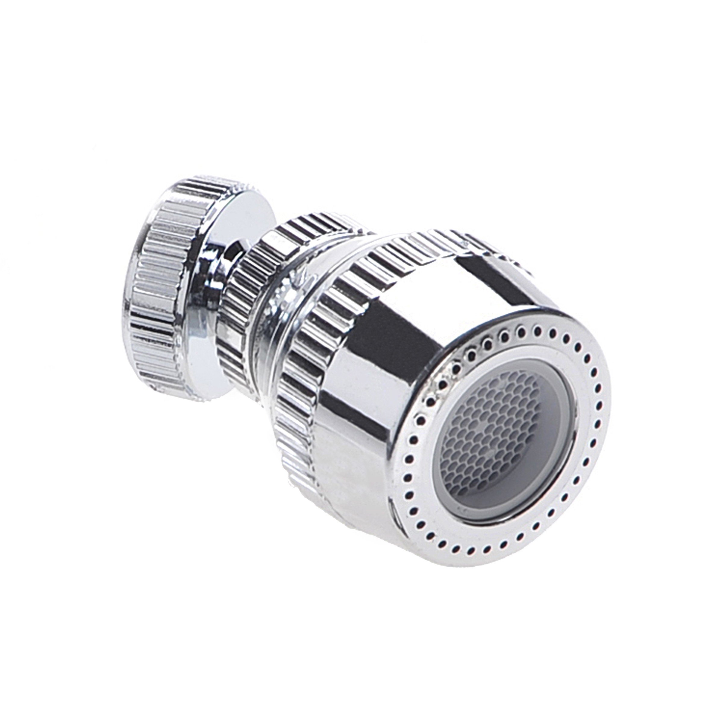 Swivel Total Chromed Tap Sprayer Function Shower Foam Made in Italy IDROGAS 7cm Ball Joint Adapter Private Label