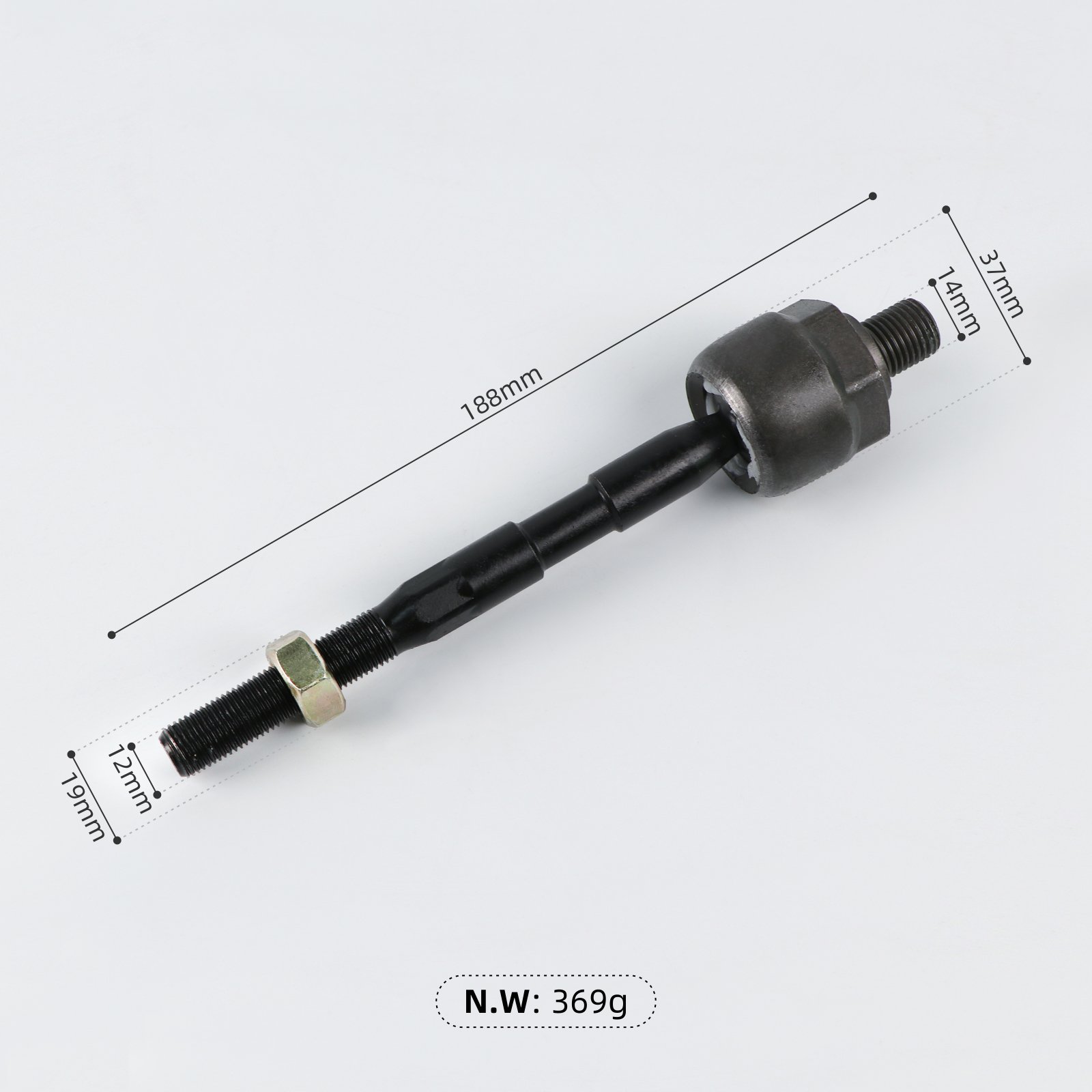 Golf Cart Inner Ball Joint Metal Inner Steering Rack Joint for Club Car Precedent 102565701 103826301