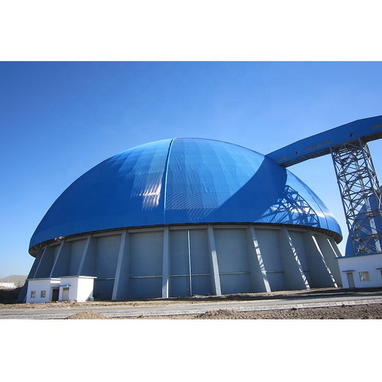 SAFS High Quality Prefabricated Space Frame Steel Structure Coal Storage Shed