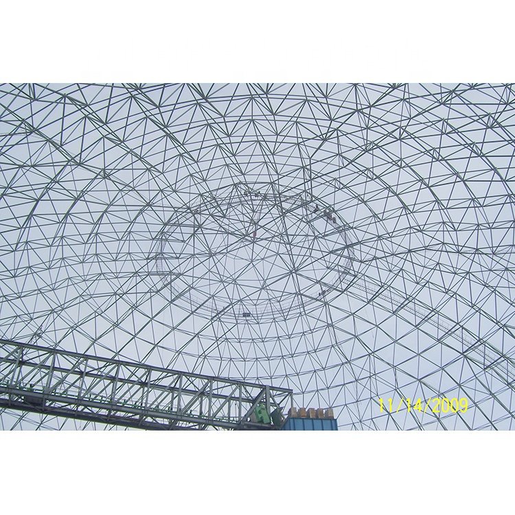 SAFS High Quality Prefabricated Space Frame Steel Structure Coal Storage Shed