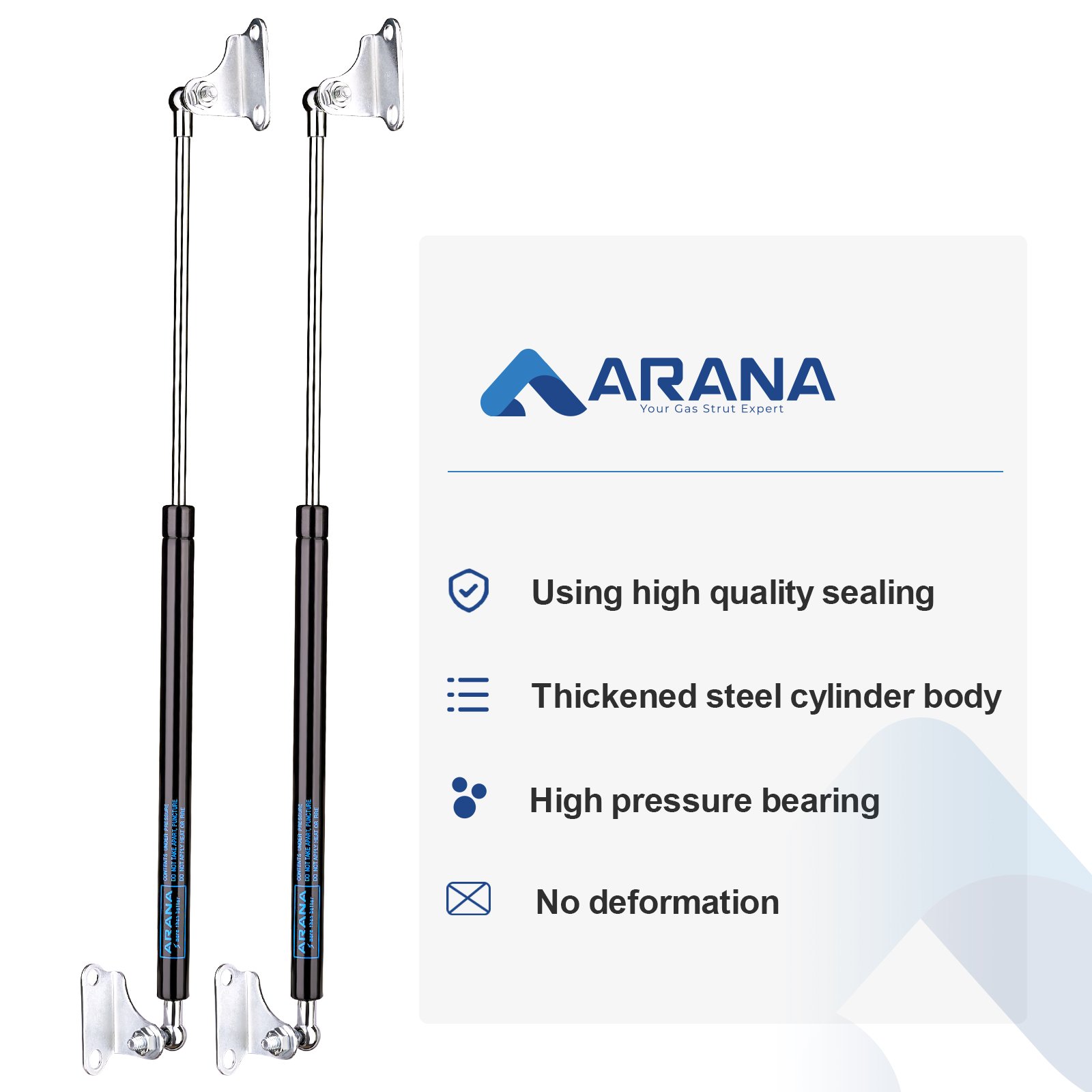 Gas Spring Struts Lift Supports for RV Bed Tool Box Cabinet Heavy Duty Floor Hatch