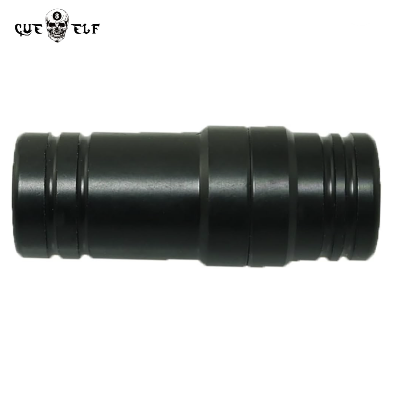 CUEELF Carbon Fiber Radial Joint Protector Black Pool Cue Joint with Carbon Butt Sleeve for Players Billiard Cues