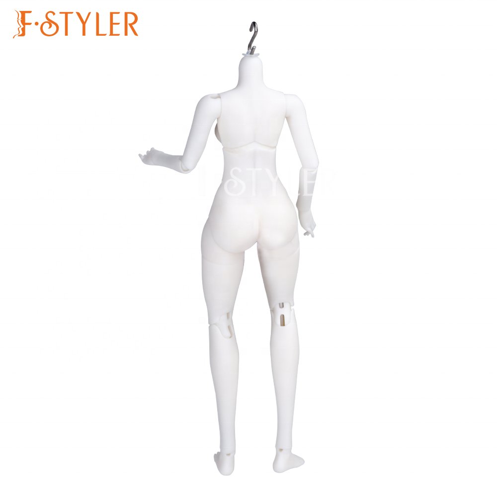 FSTYLER BJD Doll Body 1/6 Gift Big Chest Models Flexible Movable Joints Ball-jointed Resin Girl Dolls Body for Role Play