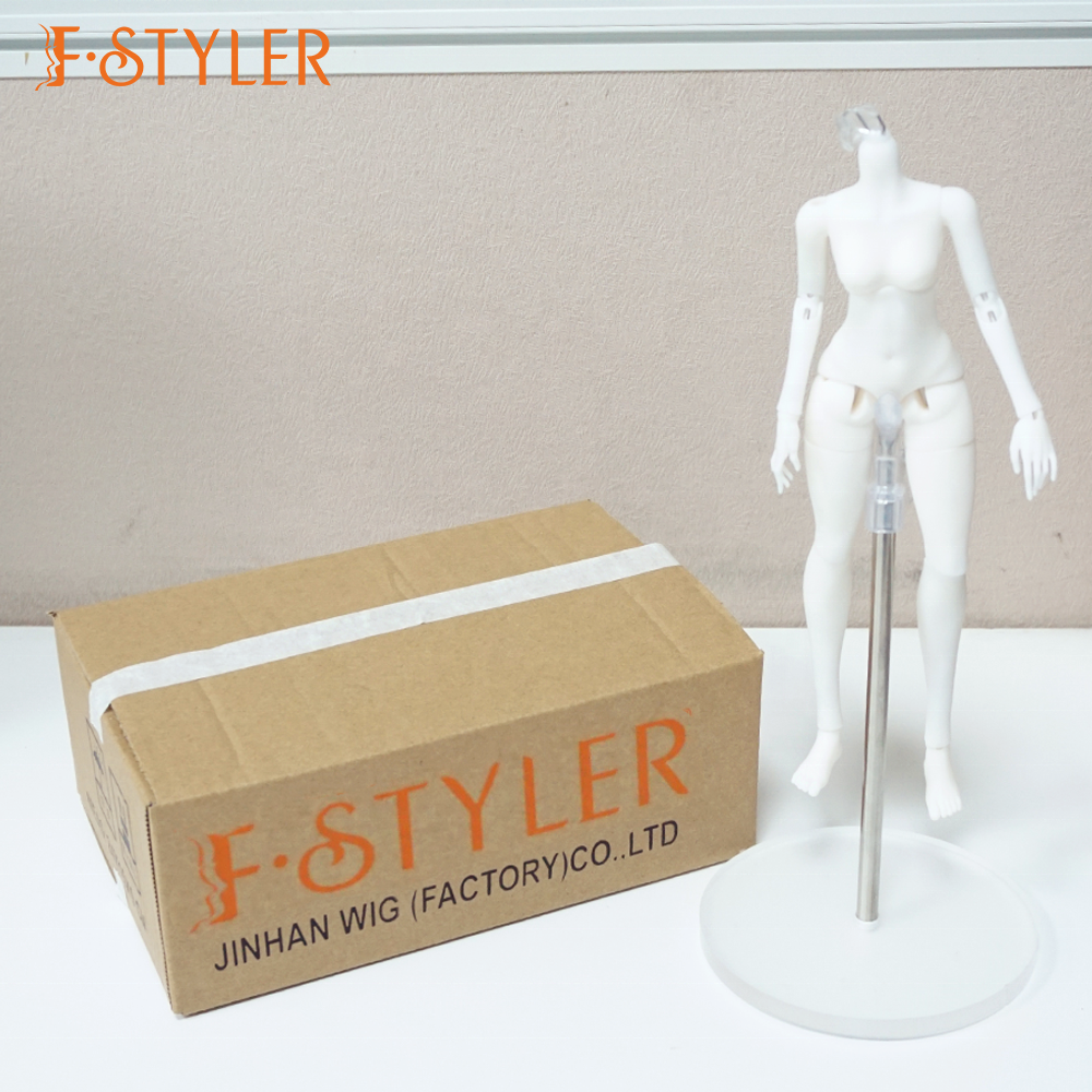 FSTYLER BJD Doll Body 1/6 Gift Big Chest Models Flexible Movable Joints Ball-jointed Resin Girl Dolls Body for Role Play