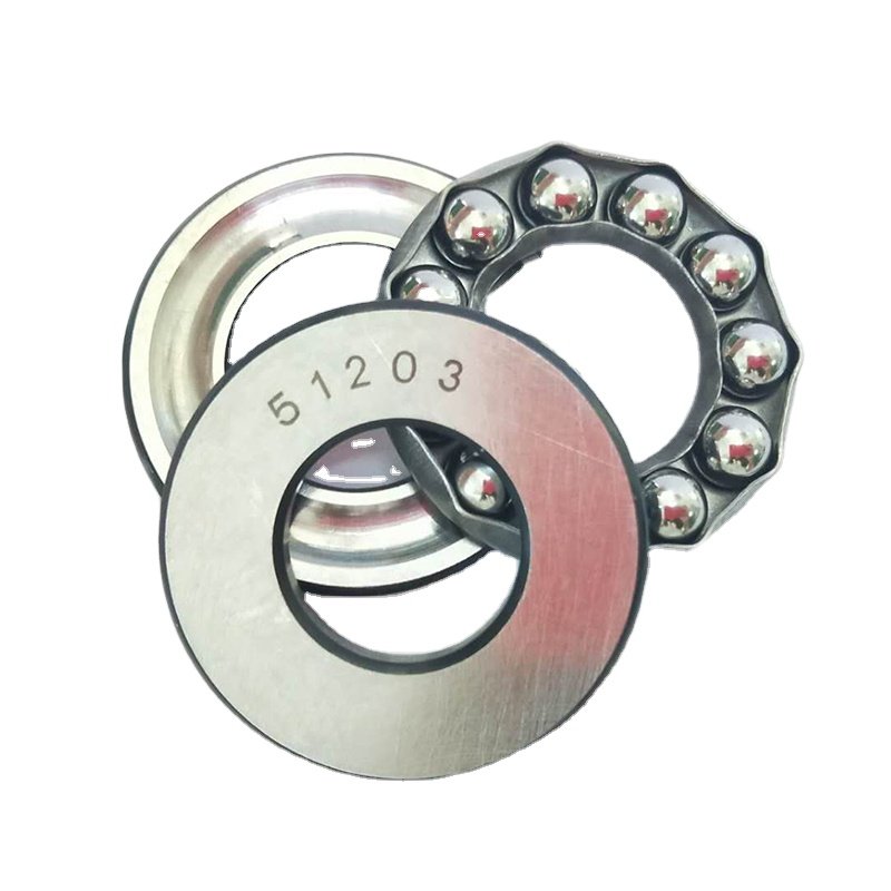 Size 10*26*11mm 51200 China Wholesale 51100/51106/51204/F6-12 51411 51207 Thrust Ball Bearing Single Row for Machinery