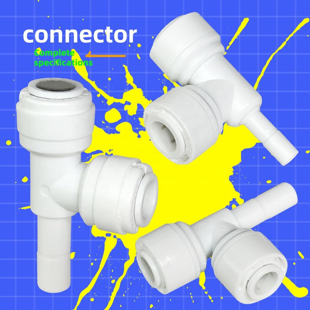 PE Pipe Joint Plastic RO Water Filter Adapter Pipe Fittings Coupling