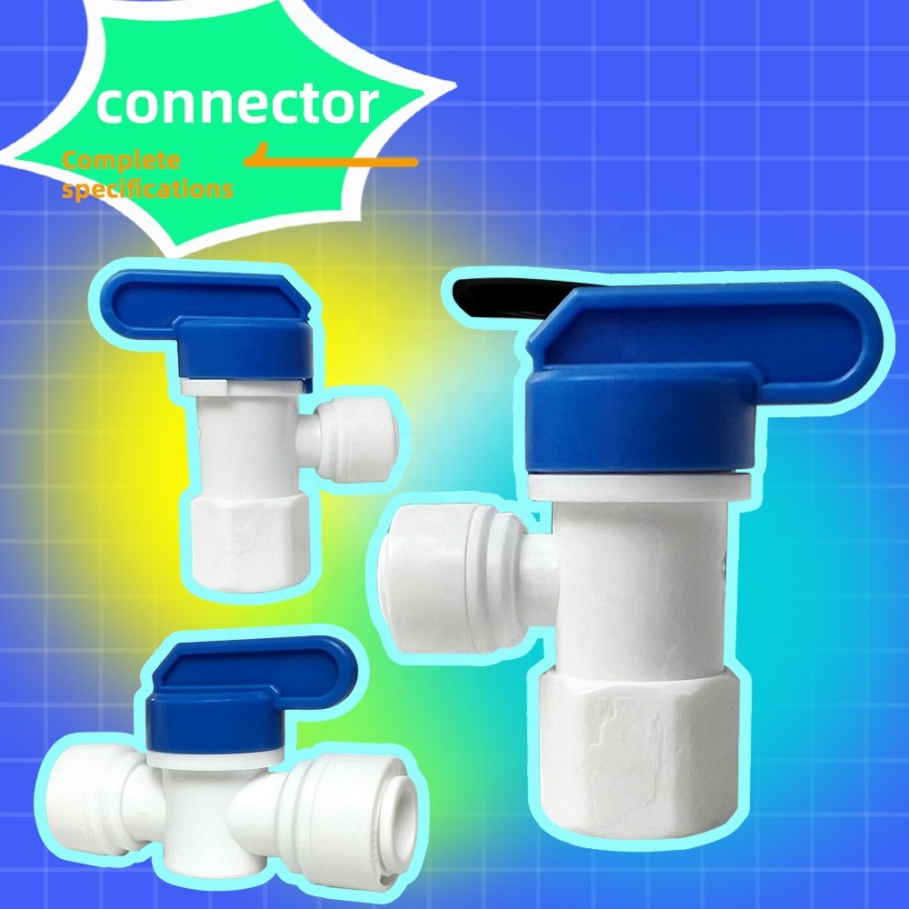 PE Pipe Joint Plastic RO Water Filter Adapter Pipe Fittings Coupling