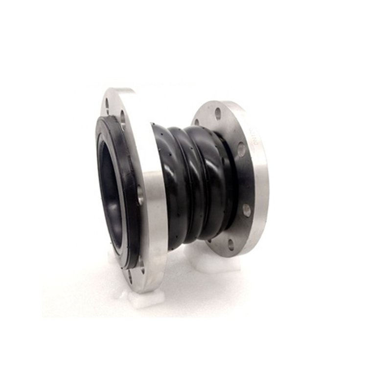 Rubber Sealed Expansion Joint Single Ball Flange Corrugated Pipe Durable Joint