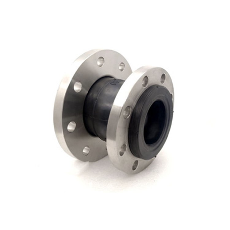 Rubber Sealed Expansion Joint Single Ball Flange Corrugated Pipe Durable Joint