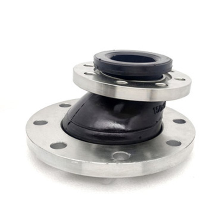 Rubber Sealed Expansion Joint Single Ball Flange Corrugated Pipe Durable Joint