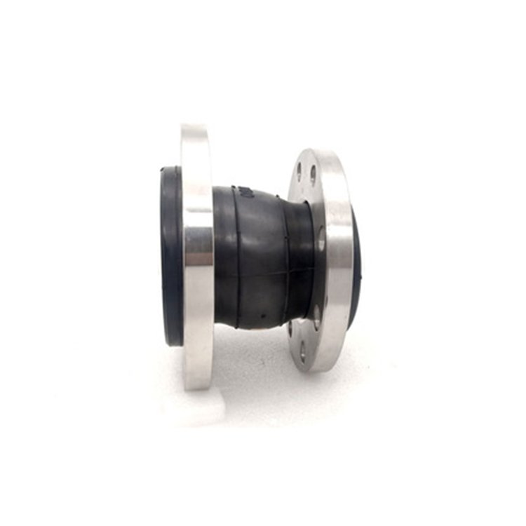Rubber Sealed Expansion Joint Single Ball Flange Corrugated Pipe Durable Joint