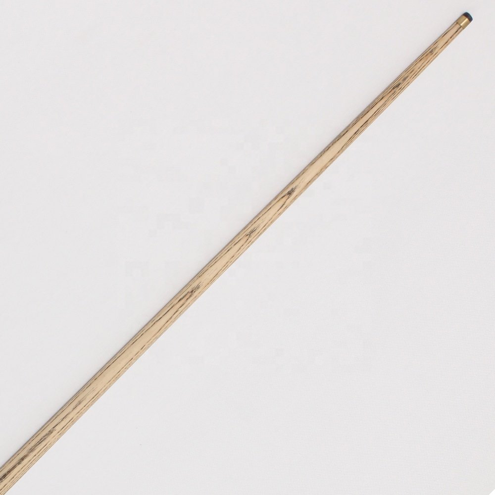 TQG-JX-012 57-Inch White Wax Wood Three-Quarter Single Tip 9.5mm Ebony Butt Stainless Steel Steel 10mm Carom Cue 1pc Snooker Cue
