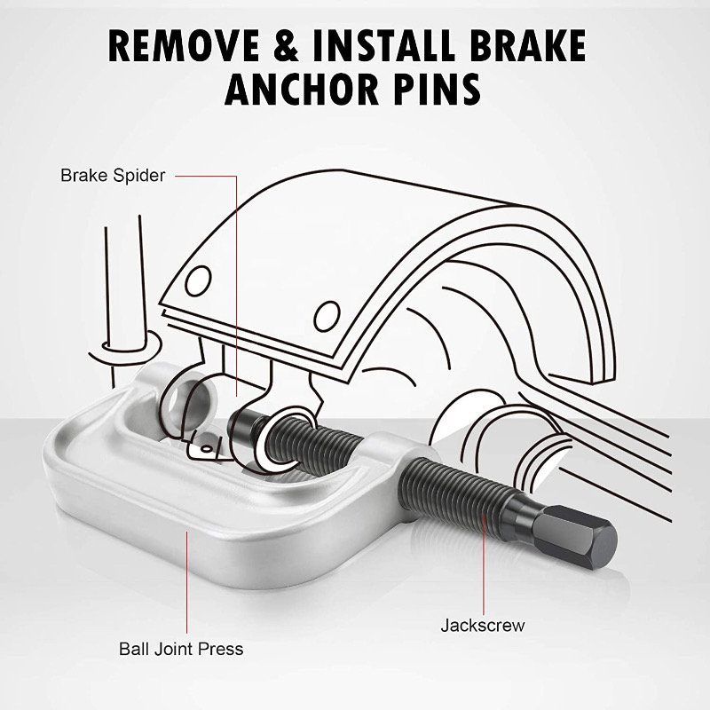 10PCS Steel Ball Joint Installer & Remover Tool Kit Service for 2WD & 4WD Vehicles