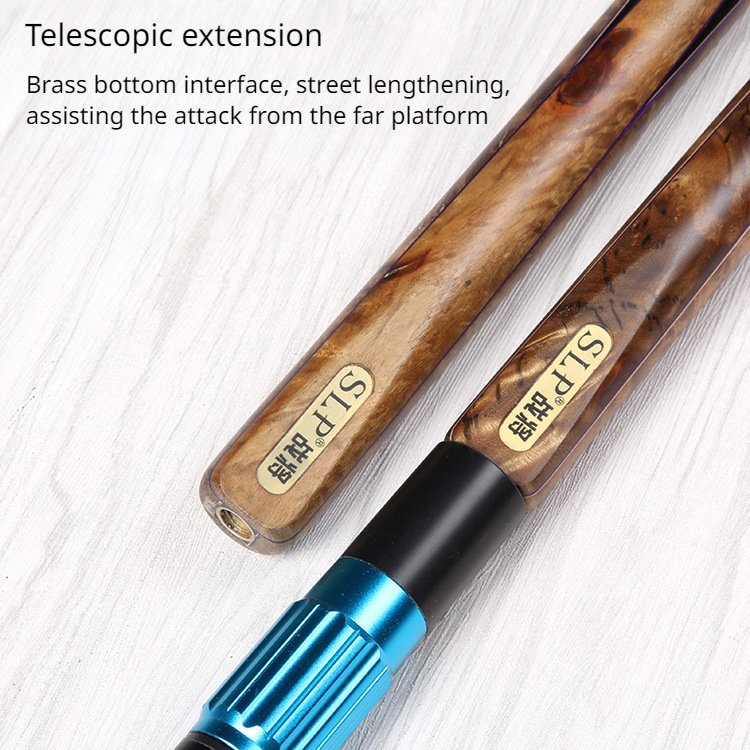 SLP 10mm 3/4 Split Professional Cue Stick for Billiard Club with Extender Snooker Cue