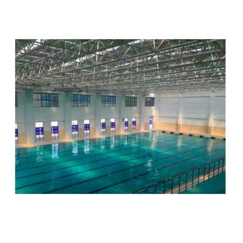 Prefabricated Steel Bolt Ball Space Structure Indoor Swimming Pool Roof
