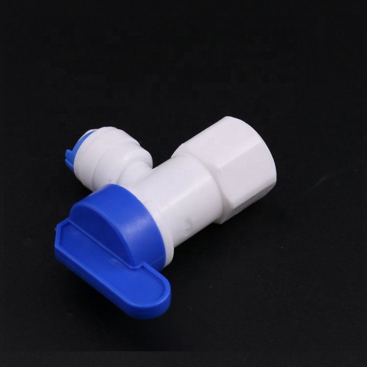 1/4 Inch 3.2g Valvula De Bola Plastic Ro Reverse Osmosis System Water Storage Tank Fittings