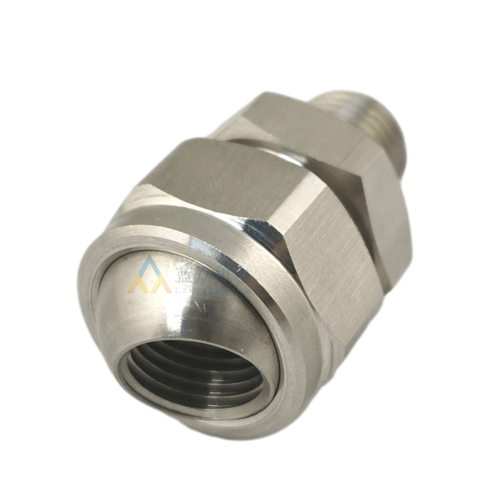 High Quality Brass 1/4 Female Thread with 1/4 Male Thread 36275 Adjustable Ball Swivel Joint Connector