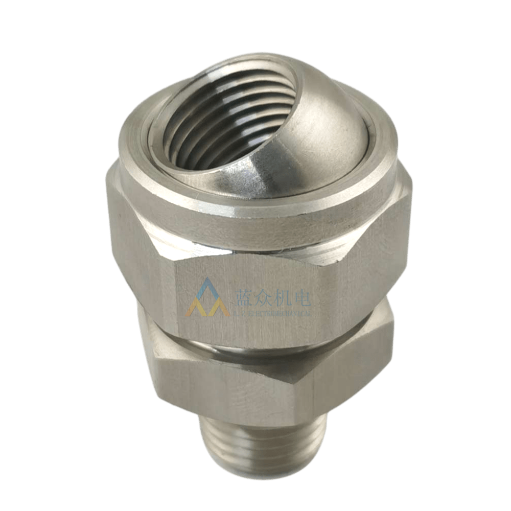 High Quality Brass 1/4 Female Thread with 1/4 Male Thread 36275 Adjustable Ball Swivel Joint Connector