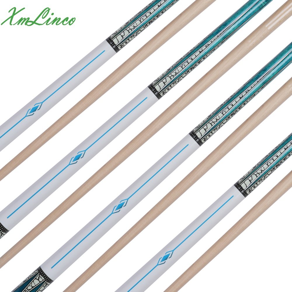 Xmlinco Carom Pool Cue Tip Size11.8mm High Technology Hard Maple Shaft Radial Joint
