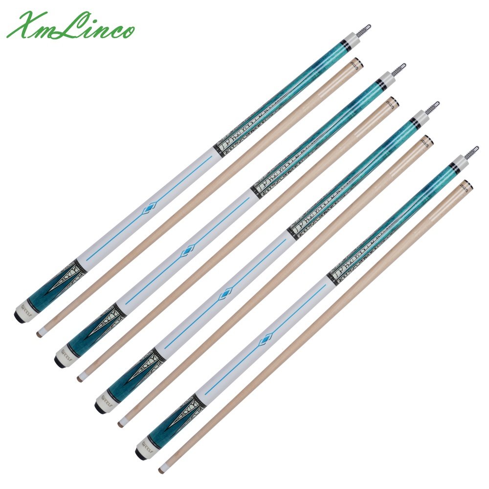 Xmlinco Carom Pool Cue Tip Size11.8mm High Technology Hard Maple Shaft Radial Joint