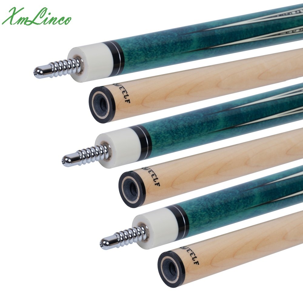 Xmlinco Carom Pool Cue Tip Size11.8mm High Technology Hard Maple Shaft Radial Joint