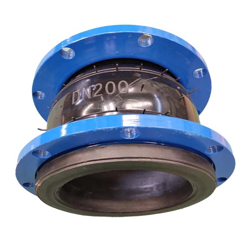 24 Inch Large Diameter Neoprene Soft Spherical Carbon Steel Flange Connect Rubber Flexible Joint