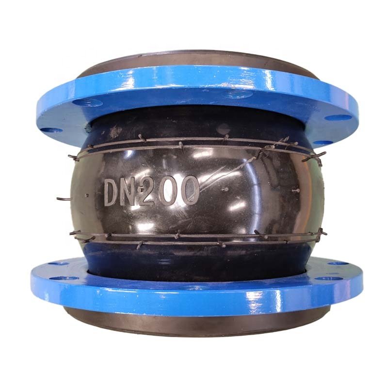 24 Inch Large Diameter Neoprene Soft Spherical Carbon Steel Flange Connect Rubber Flexible Joint