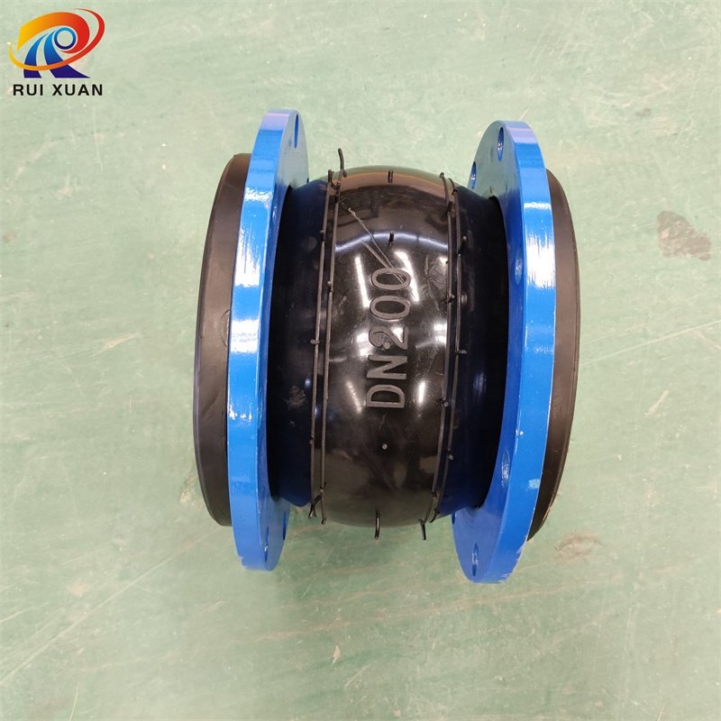 24 Inch Large Diameter Neoprene Soft Spherical Carbon Steel Flange Connect Rubber Flexible Joint