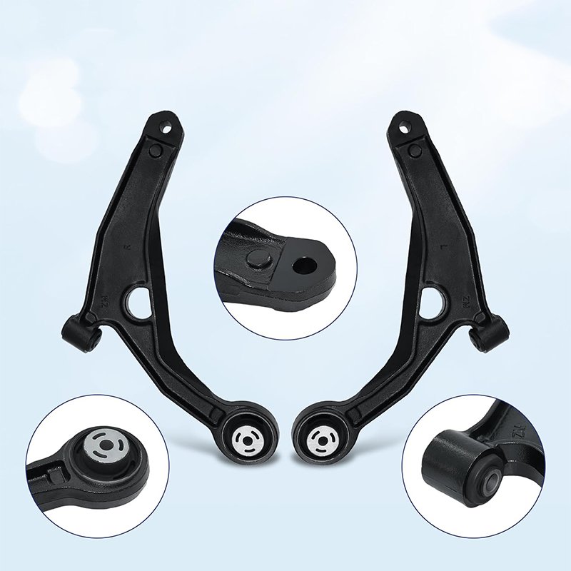 Front Lower Control Arms Ball Joint Inner Outer Tie Rod Replacement for Avenger 2008-2014 Chrysler 200 2011-2014 Chrysler