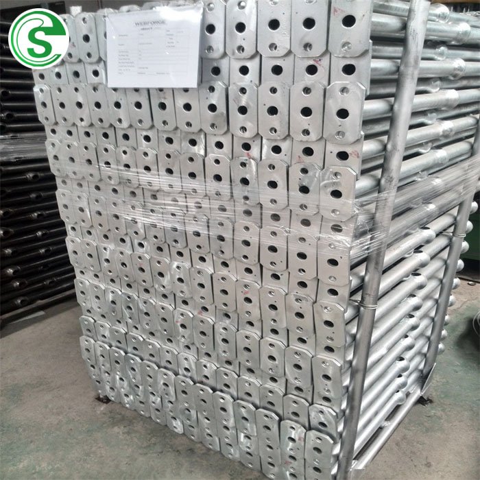 Hot Dipped Galvanized Steel Ball Joint Handrail Post/stanchions Barrier Railing
