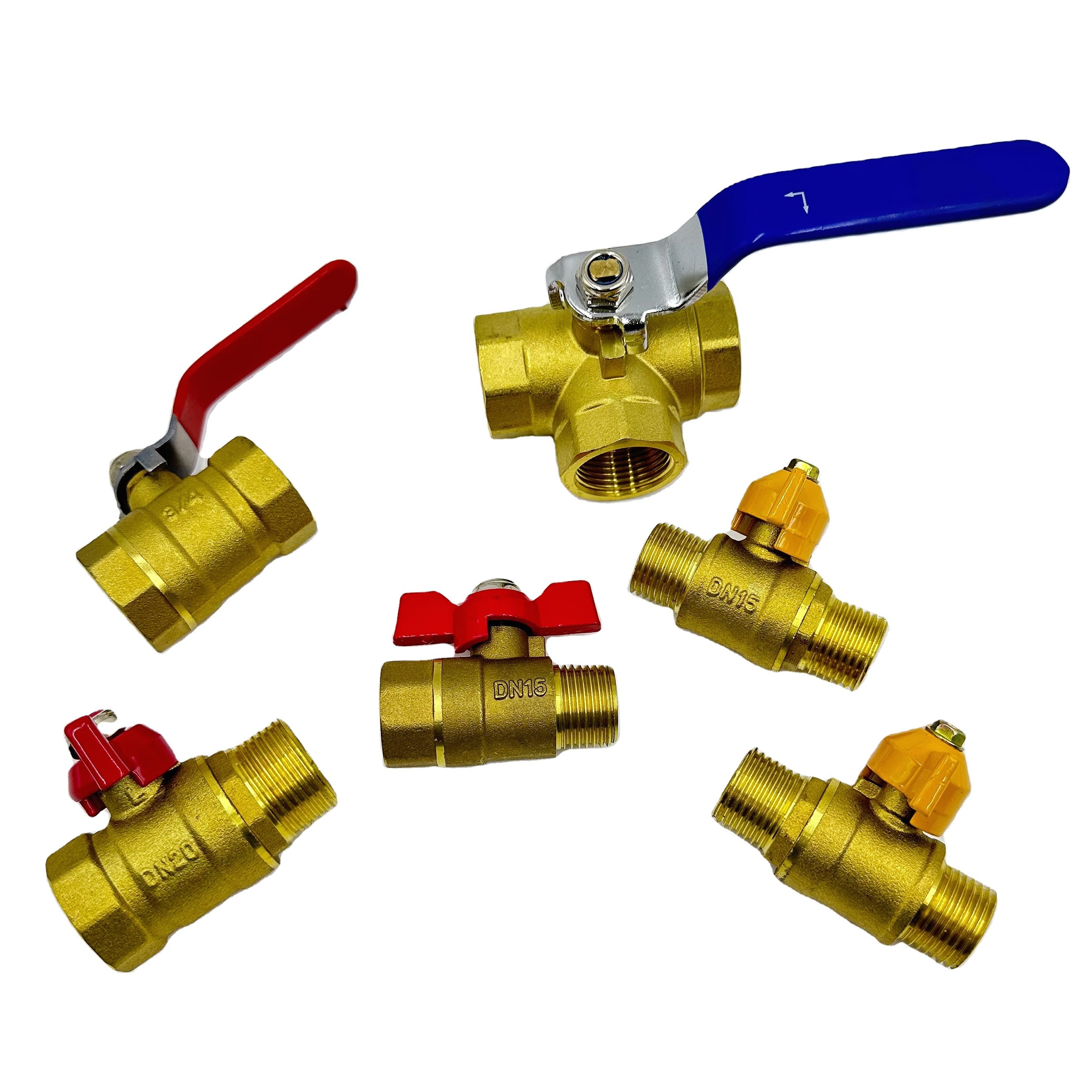 Factory Plumbing Fittings Brass Ball Valve Rotary Joint Hot-sale Swivel Fitting Safety Valves for Solar Water Heater