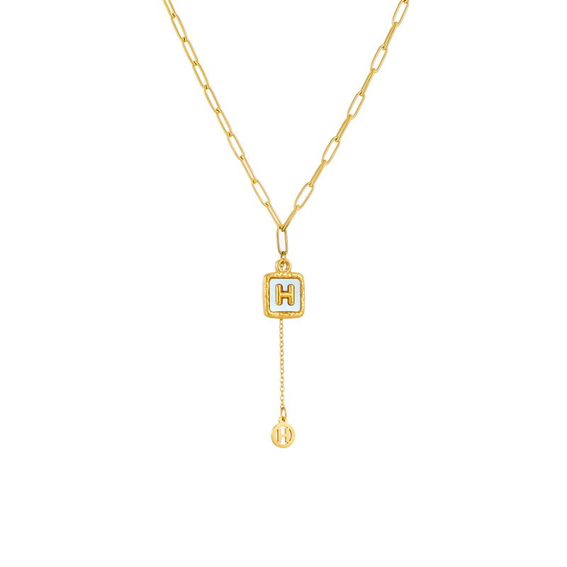 Wholesale Women's Accessories Joyeria En Stainless Steel Non Tarnish Hypoallergenic Bijoux Femme Gold Plated Jewelry Necklaces