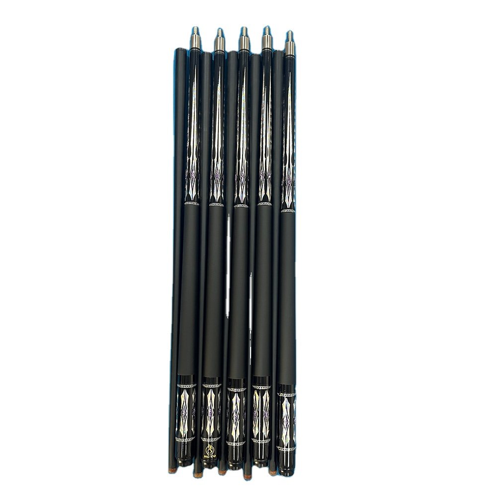 HCTQ Billiard Cue Sticks Manufacturers in 13mm Shaft Center Joint Billiard Cue 1/2 Split Carbon Fiber Pool Cue