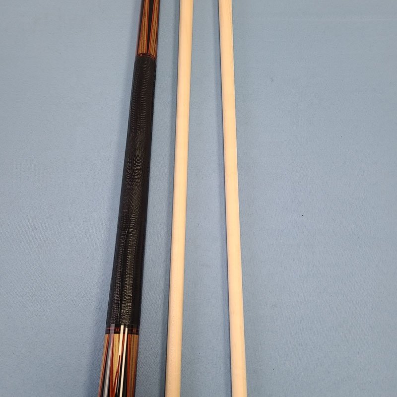 Xmlivet High Quality Handmade 6pieces Wood Inlay Billiards Pool Cues 58inch+13mm Radial Pin With Genuine Leather and Two Shafts