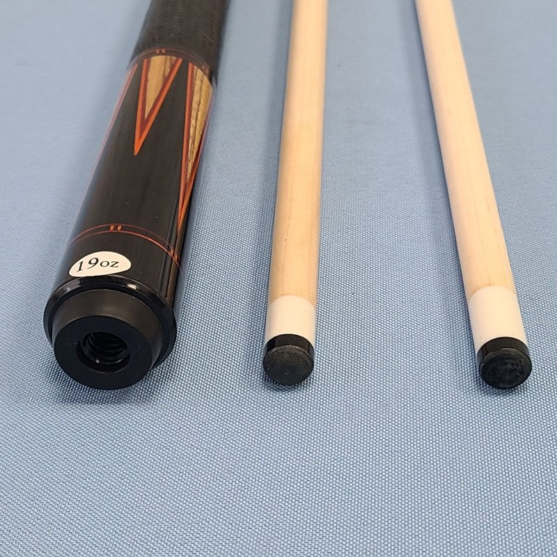 Xmlivet High Quality Handmade 6pieces Wood Inlay Billiards Pool Cues 58inch+13mm Radial Pin With Genuine Leather and Two Shafts
