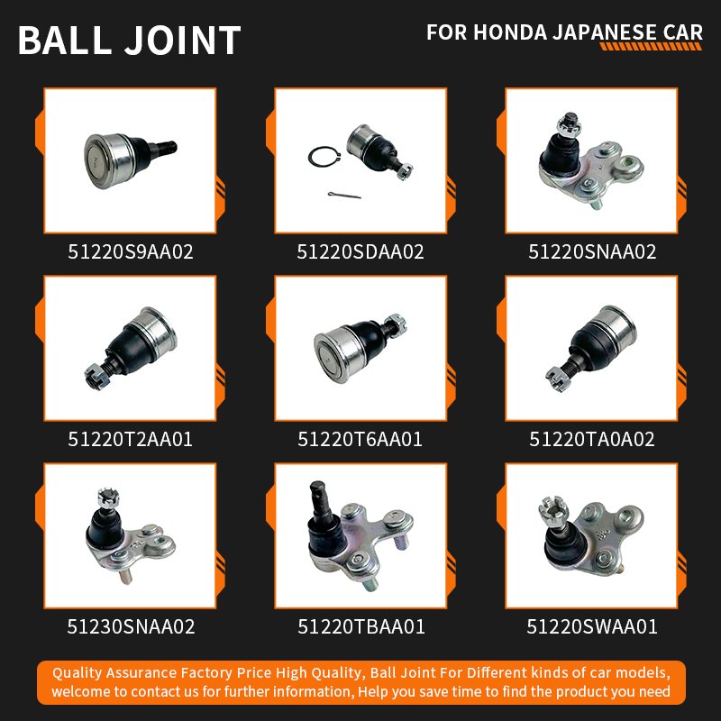 51220T2AA01 Auto Suspension Parts Suspension Auto Ball Joint for HONDA Accord Cr1 Cr2 51220-T2A-A01
