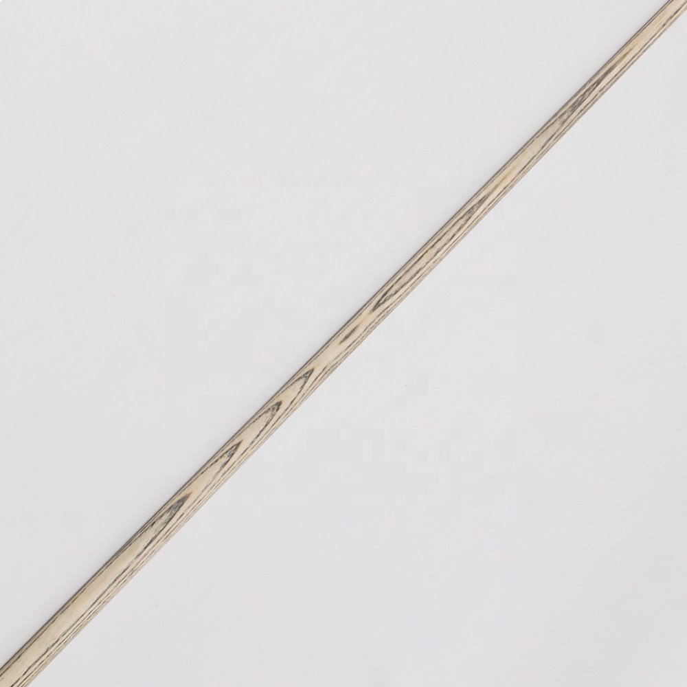 TQG-JX-009 57\" Ash Tip 9.5mm White Wax Wood Dyed Ebony Stick Three-Quarters Brass Handmade Butt Steel Joint Pool Snooker Cue