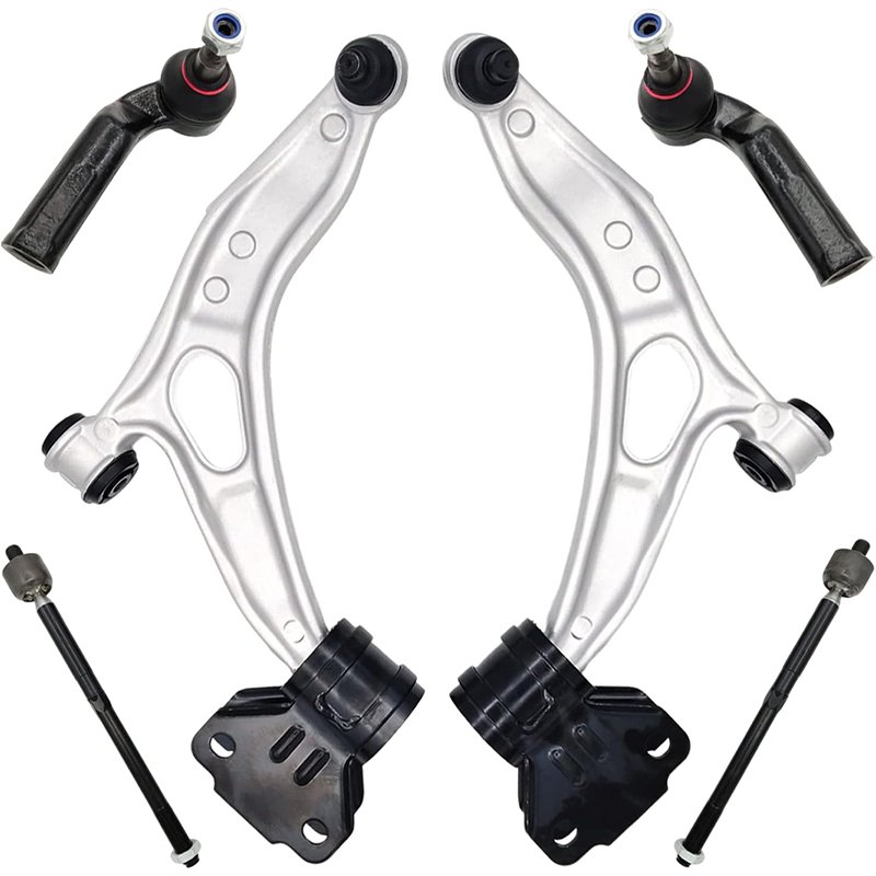 Front Lower Control Arm Ball Joint Tie Rod Suspension Kit Set Replacement for 2012-2017 Ford Focus 2013-2016 CMax